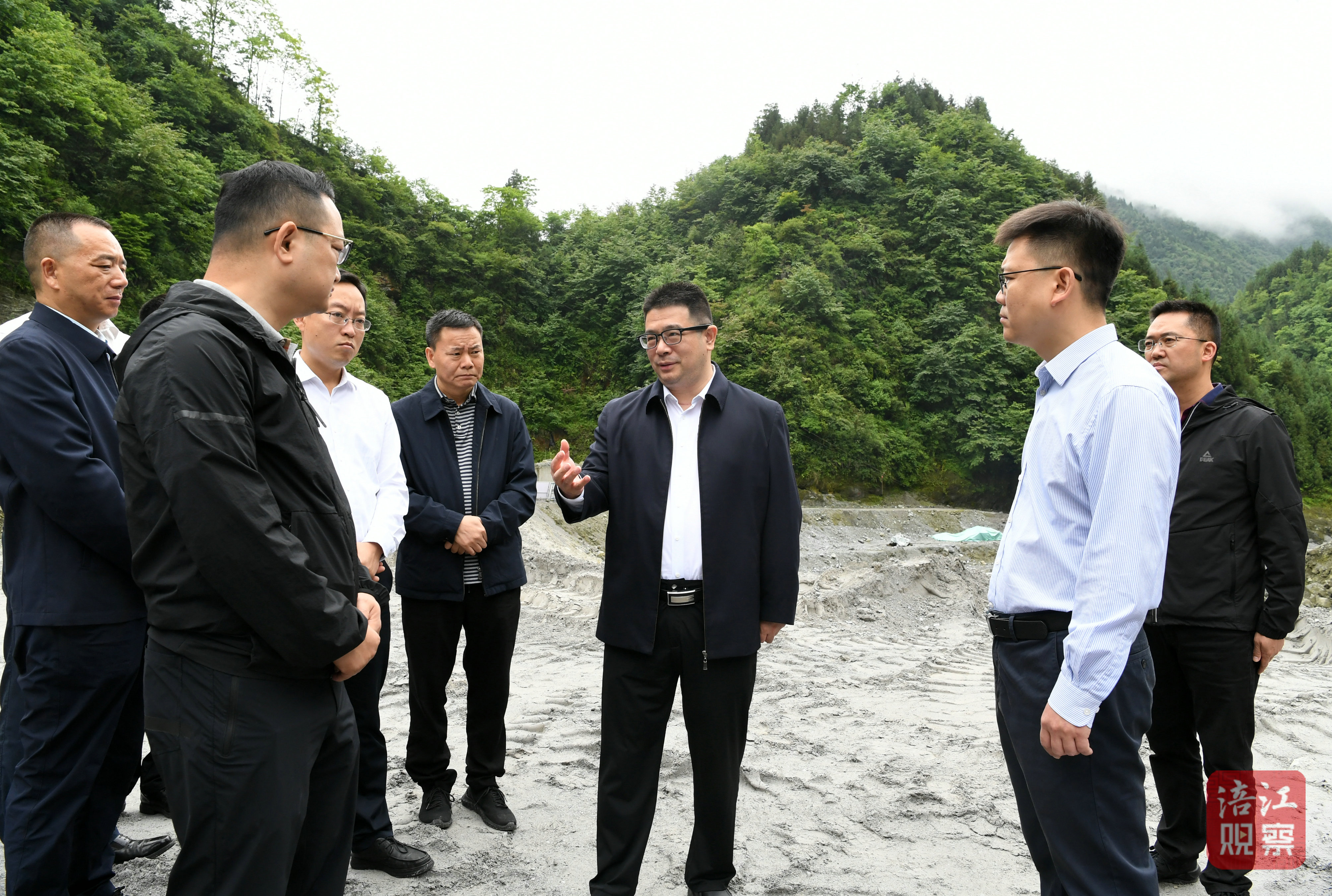 2023年6月4日，李云赴安州高川督導(dǎo)檢查防汛減災(zāi)、地災(zāi)防治工作1  張莉 攝.jpg